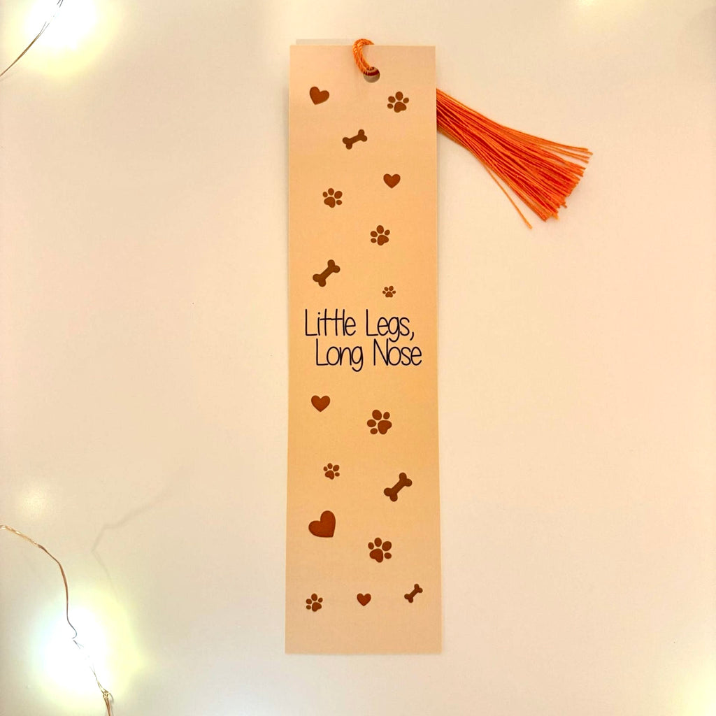 Personalised Dachshund Bookmark for Children